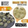 Grass TUFTS – 12mm self-adhesive – WINTER 40x green stuff world